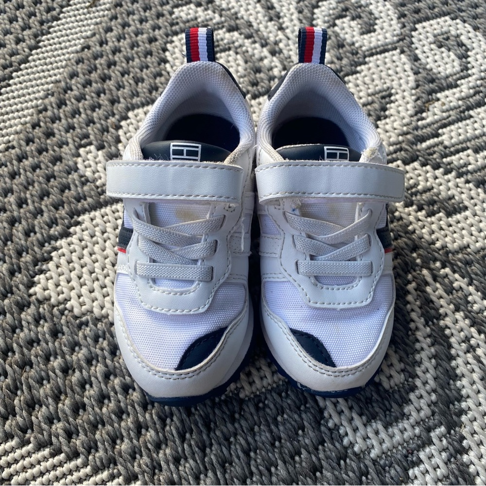 Tommy Hilfiger Kids White Sneakers